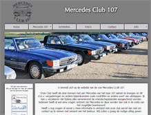 Tablet Screenshot of club107.be